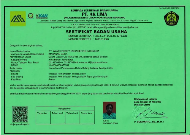 Sertifikat Badan Usaha